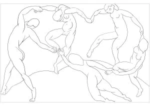 Coloriages d'complexes Henri Matisse à imprimer pour adultes