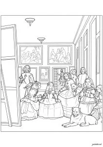 Las Meninas (Les Demoiselles d'honneur) Diego Vélasquez, 1656