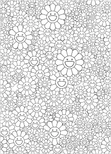 Takashi murakami fleurs superflat