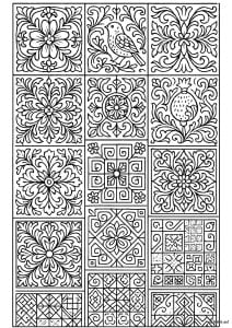 Divers azulejos
