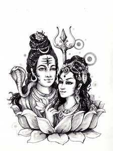 coloriage-adulte-shiva-sati-inde