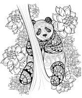 coloriage-adulte-panda-par-alfadanz