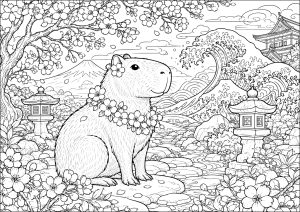 Capybara au Japon