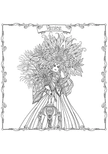 Costume Du Carnaval De Venise