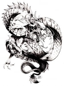 coloriage-adulte-dragon-chine