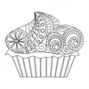 Cupcake fleurit