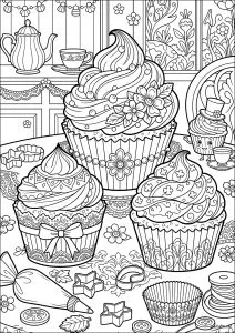 Cupcakes victoriens et salon de thé