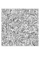 Adute doodle ville incroyable par olga kostenko