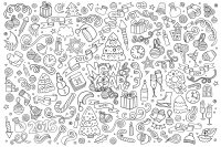 Doodle à Colorier 