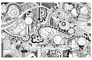 Drôle De Ville En Doodle