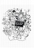 Doodle Rentree Des Classes Sur Cahier Par 9george