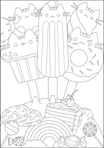 Bouquet de pusheen sucré