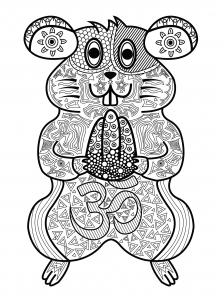 coloriage-hamster