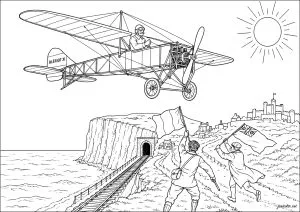 Louis Blériot traverse la Manche en Blériot XI - 25 juillet 1909