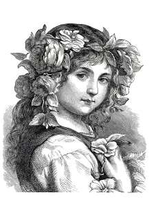 Flower Girl 1868