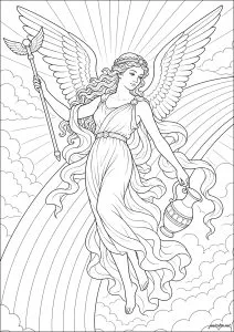 Iris, déesse grecque de l’arc en ciel