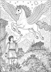 Pégase, le cheval ailé de la mythologie grecque