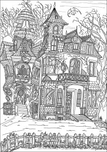 Mystérieux Manoir enchevêtré de Vignes