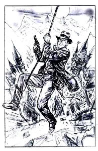 Indiana Jones Crusade Ebauche Affiche