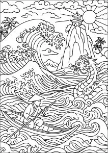 Le Pêcheur et le Dragon de la Baie