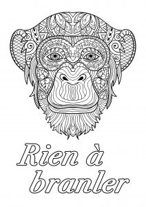 Gros Mots à Colorier : Rien à Branler