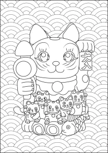 Maneki Neko et ses bébés