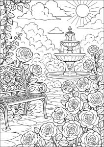 Roseraie victorienne