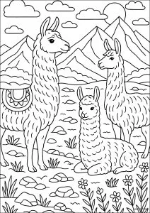 Lamas et Alpagas des Andes