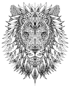Difficile Tete Lion
