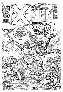 Comics Xmen 1965 Couverture Inedite