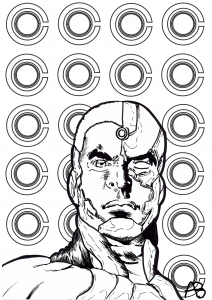 Coloriage Cyborg