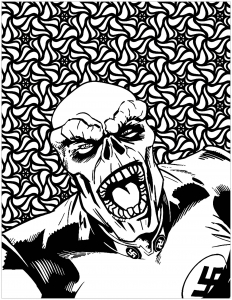 coloriage-mechants-marvel-Red-Skull