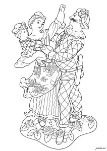 Joyeuse scène familiale ancienne