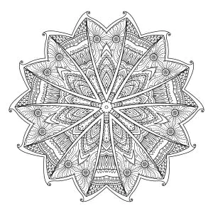 Mandala étoilé