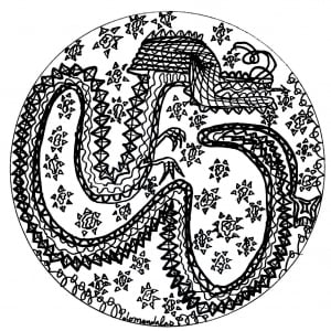 Mandala Chinois Dragon