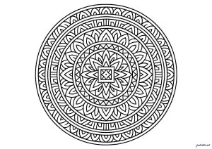 Éclat harmonieux de motifs circulaires