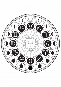 coloriage-signe-astrologique-mandala-par-louise
