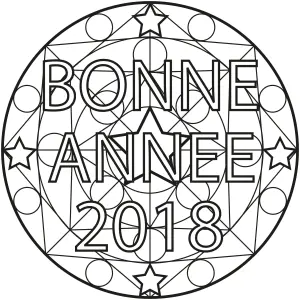 Mandala Nouvelle Année