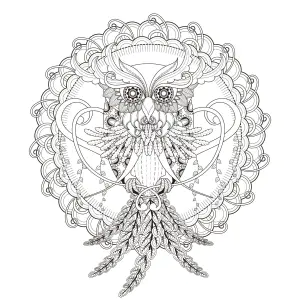 Mandala Chouette Par Kchung