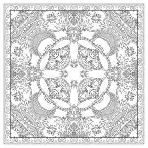 Mandala carre par karakotsya 1
