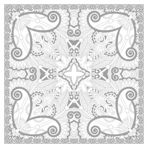 Mandala carre par karakotsya 2