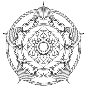Mandala majestueux
