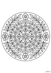 Mandala floral : éclat de nature