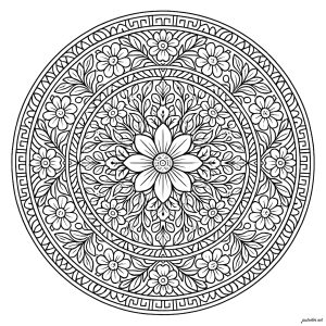 Rosace botanique – harmonie radiale