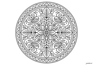 Mandala Naturel Complexe