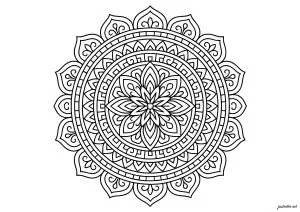 Mandala de Symétrie Radiale