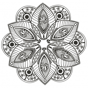 Mandala Fleurs 3 Mandalas Coloriages Difficiles Pour Adultes