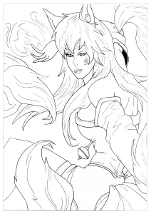 Ahri, personnage du jeu vidéo League of Legend