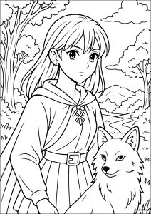 La jeune fille et le loup