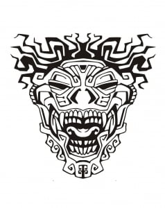 Masque Inspiration Inca Maya Azteque 3